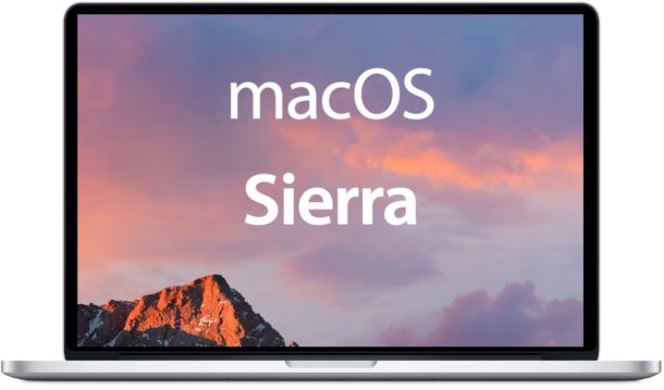 how many gigs for mac os sierra